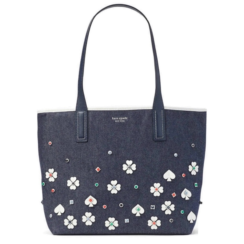 Kate Spade New York Ash Street Spade
Applique Denim Tote
